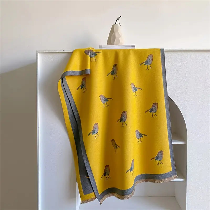 Elegant Sparrow Scarf Shawl